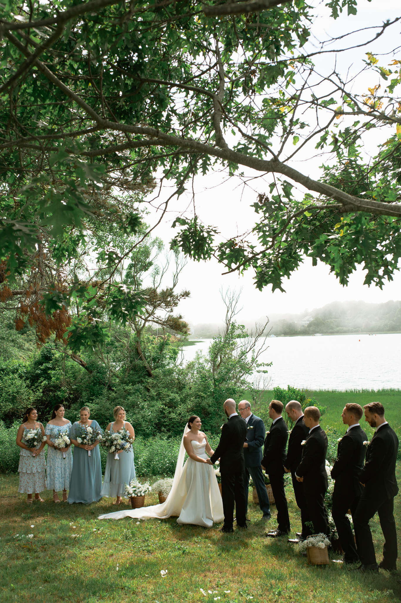 Fun Waterfront Wedding at the Underwood Estate/Mack Property in Cape Cod Chatham, Massachusetts